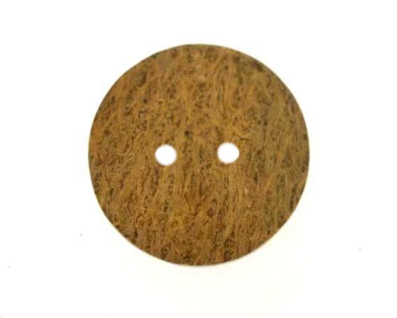Ouriço castanha botão redondo 2 furos - 27 mm (un)FB-542